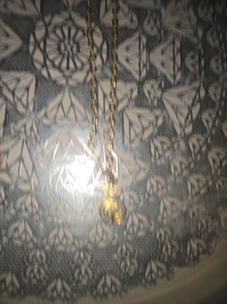Cadena Oro 18k Grano de Café y Colgante