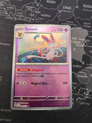 Sylveon Master Ball Mint Prismatic Holo
