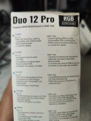 AeroCool Duo 12 Pro Ventiladores ARGB