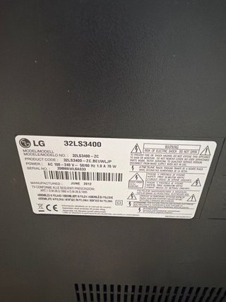 TV LG 32 pulgadas LG 32LS3400