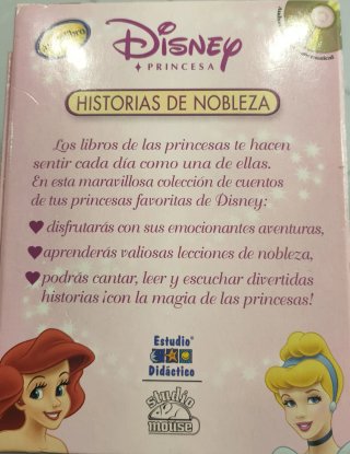 6 audiolibros de las PRINCESAS DISNEY