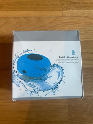 Lote 2 altavoces Bluetooth ducha ventosa recargabl