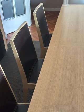 Mesa y 8 Sillas Comedor Madera