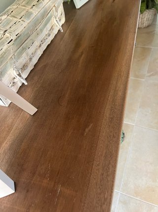 Mesa recibidor madera