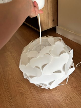 Lámpara colgante Ikea blanca