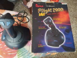 Joystick Genius Flight 2000- Vintage Coleccionismo