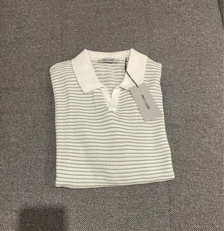 Camiseta Only&Sons Rayas Blanca y Verde Talla S