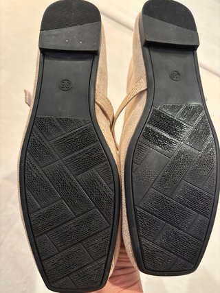 Bailarinas beige con tira