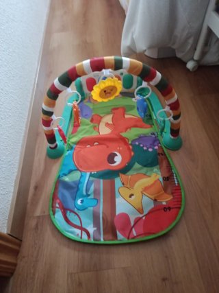 Tapete de juego para bebé con dinosaurios