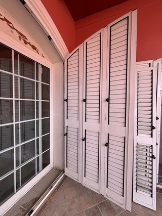 2 Contraventanas mallorquinas aluminio blanco