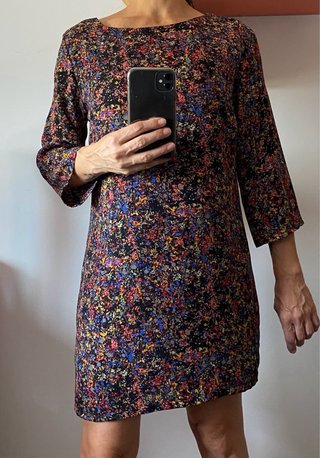 Vestido estampado entretiempo
