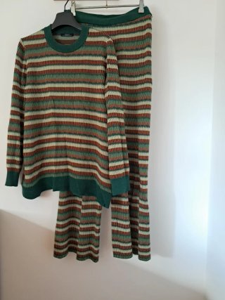 Conjunto de punto rayas XS/S