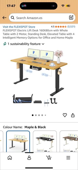 Escritorio Elevable Eléctrico Ergonómico