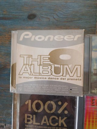 Lote 5 CDs Dance: Pioneer, Eurodance, 100% Black