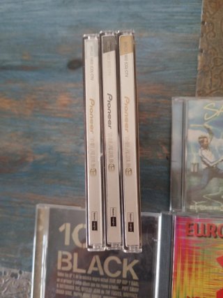 Lote 5 CDs Dance: Pioneer, Eurodance, 100% Black