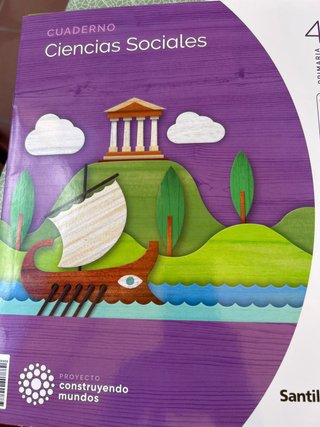 Cuaderno ciencias sociales 4 primaria Santillana