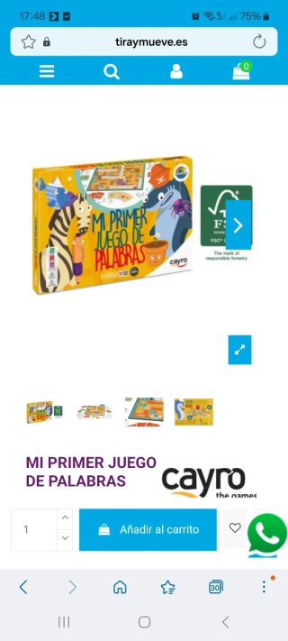 Mi Primer Juego de Palabras Cayro