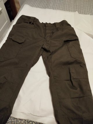 Pantalón cargo hombre verde oscuro