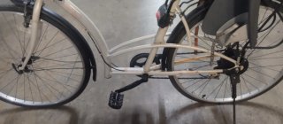 Bicicleta Paseo Decathlon Blanca