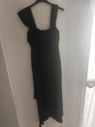 Vestido negro fiesta tirantes