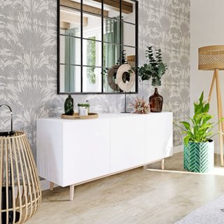Aparador Artic blanco 160 cm Maisons du Monde