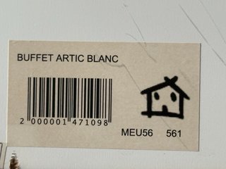 Aparador Artic blanco 160 cm Maisons du Monde