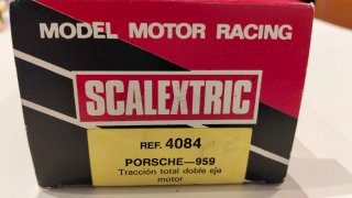 Porsche 959 Scalextric en Caja.