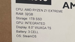 Lenovo Legion Go S z1e 32GB/1TB SteamOS con garanzia + extra