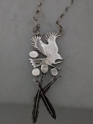 Conjunto Collar y Pendientes Águila Turquesa