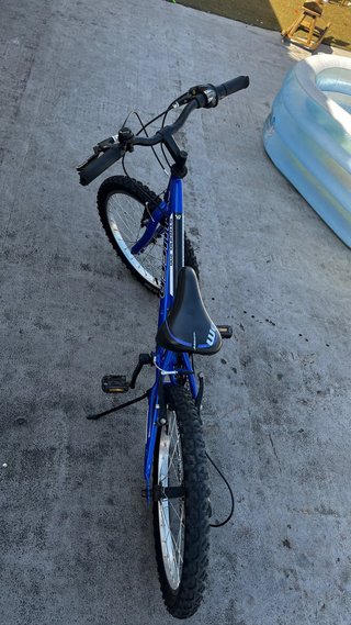 Bicicleta infantil azul WEED STRONG 200