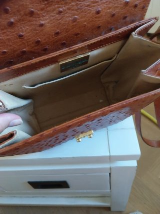 Bolso bandolera piel labrada