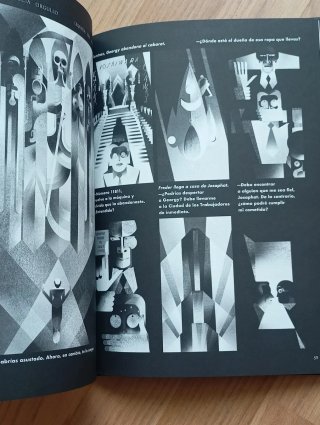 Metrópolis homenaje a la película de Fritz Lang...