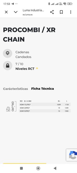 Candado Luma XXL Negro/Naranja Sin usar!!
