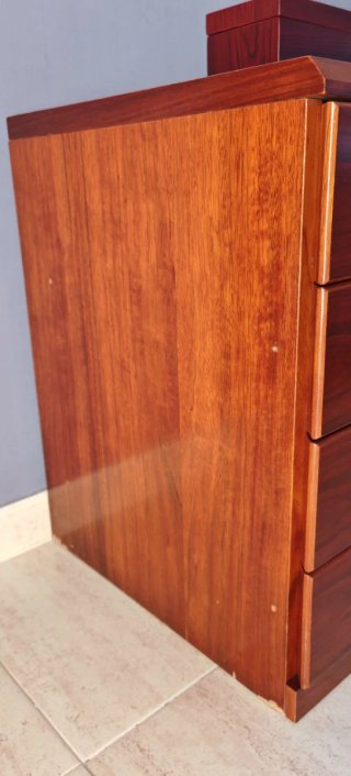 Conjunto dormitorio matrimonio madera