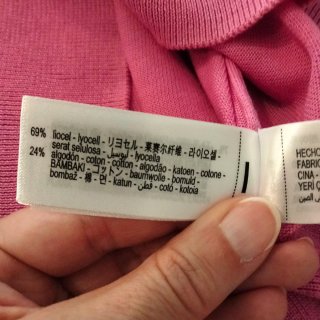 Jersey fino Zara rosa talla S
