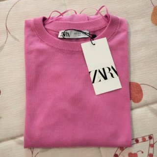 Jersey fino Zara rosa talla S