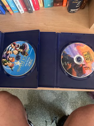 DVD Peter Pan y Hermano Oso Disney