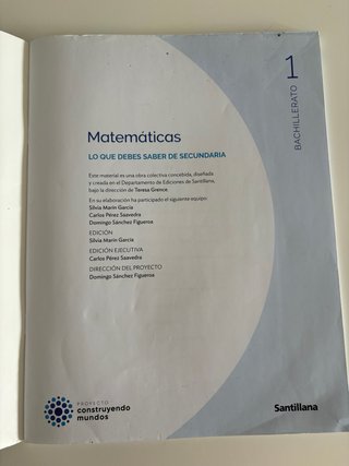 Matemáticas aplicadas a las Ciencias Sociales I...