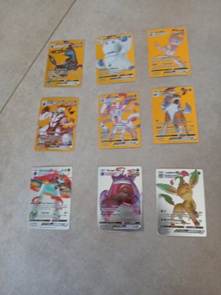 Cartas Pokémon Doradas