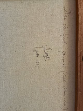 Pareja de cuadros originales al óleo firmados por