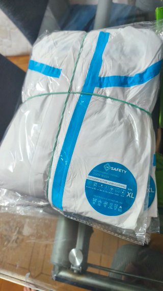 Traje Químico LN Safety Blanco XL