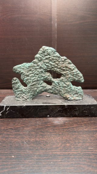 Escultura Bronce BMW Moto Abstracta