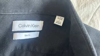 Camisa Calvin Klein Negra Talla L