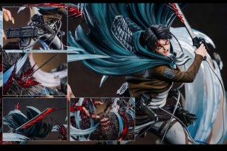 Statua Levi vs Beast Titan Attack on Titan