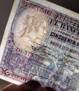 🇪🇸 Billete 50 Pesetas 1928