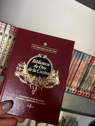 colección de libros de cocina