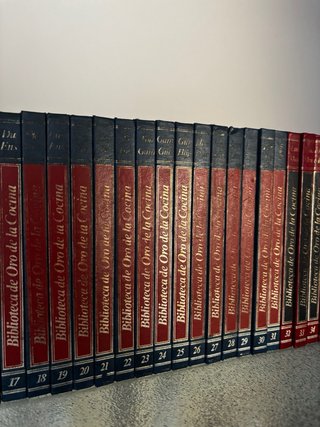 colección de libros de cocina