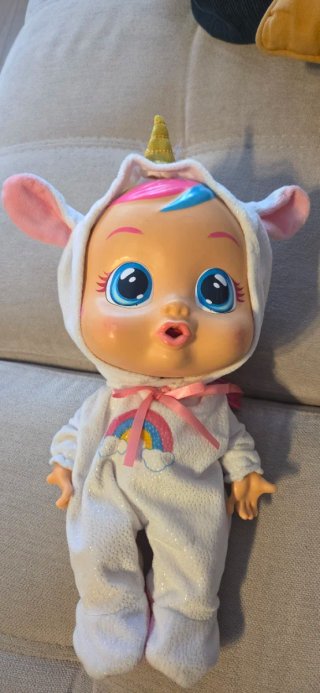 Muñeca Cry Babies Unicornio