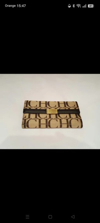 Cartera CH Beige