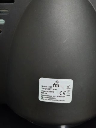 Estufa Fm 1200w